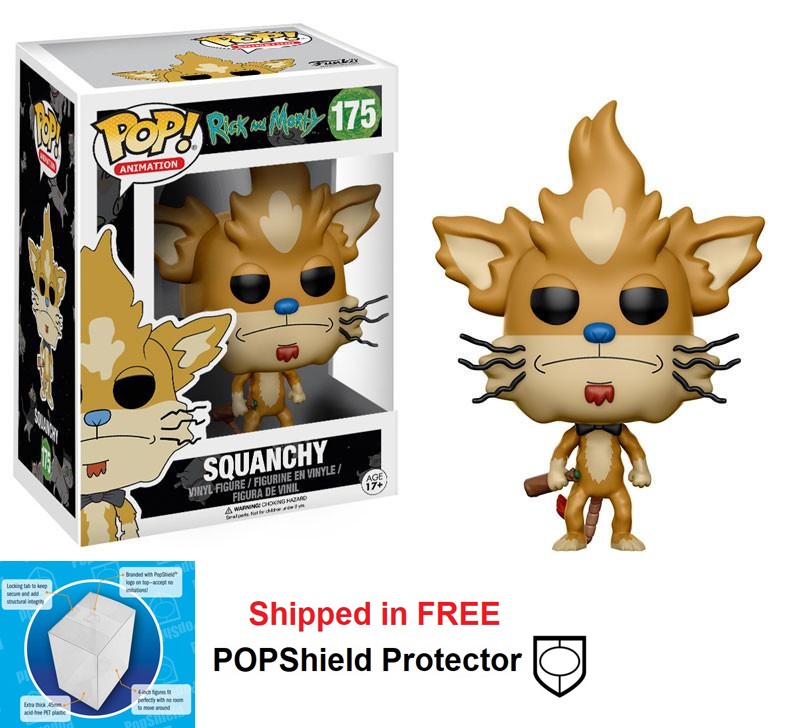 Funko POP Animation Rick and Morty Squanchy Figure - #175